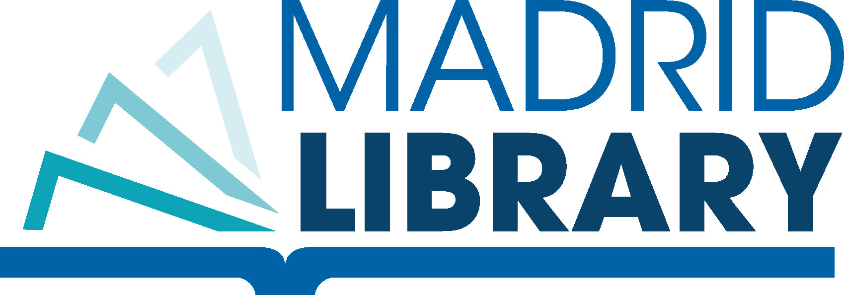 Madrid iowa library logo final blue 1