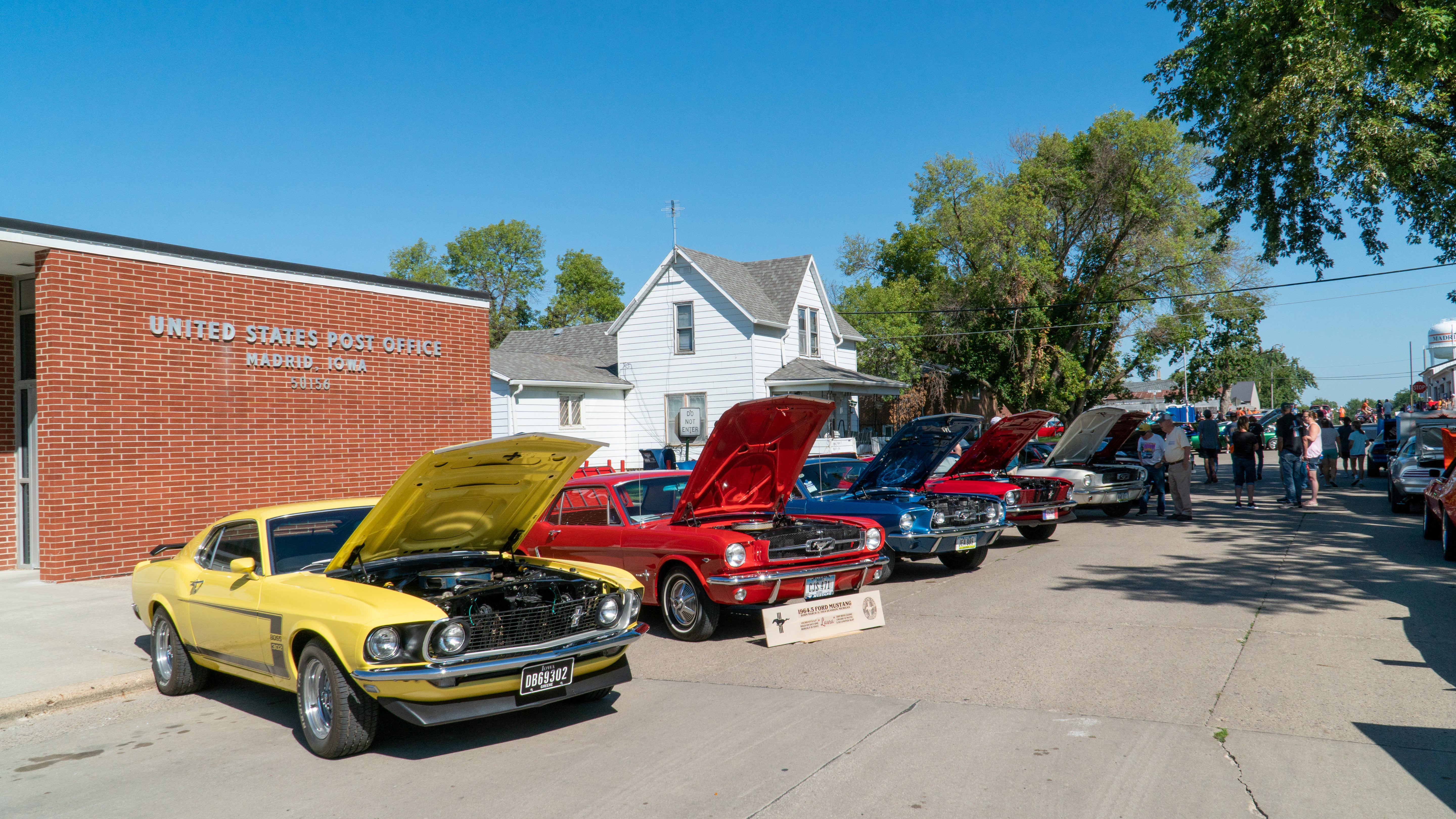 Mustangs and post office