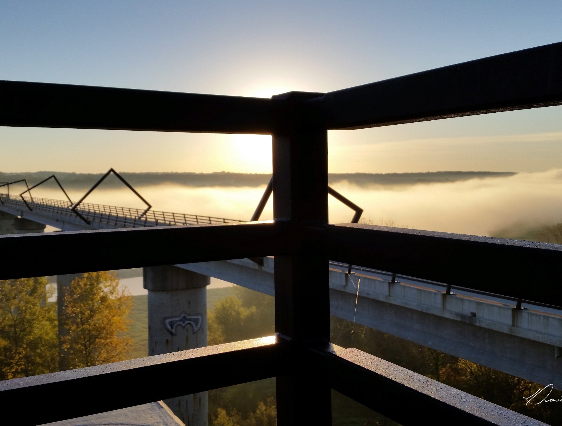Sunrise through the overlook