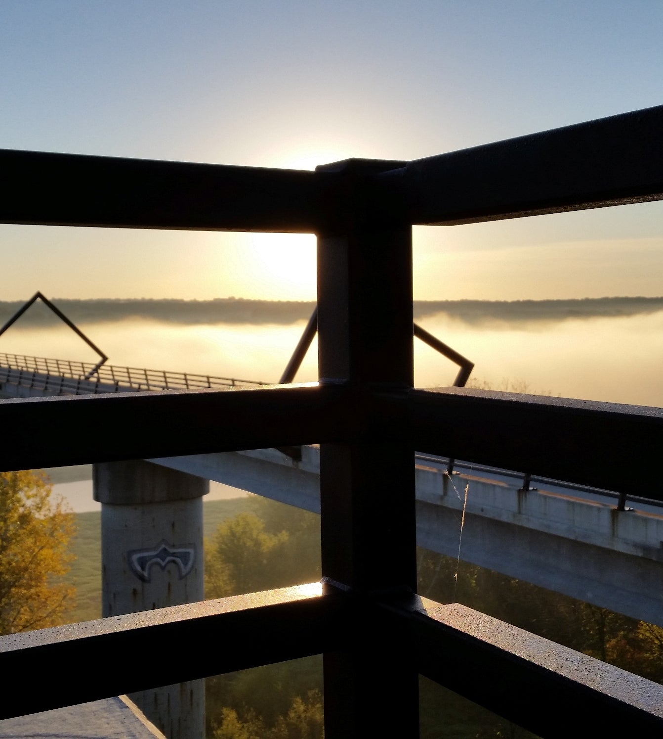 Sunrise through the overlook