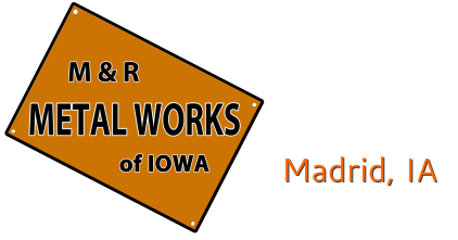 M and r metalworks logo