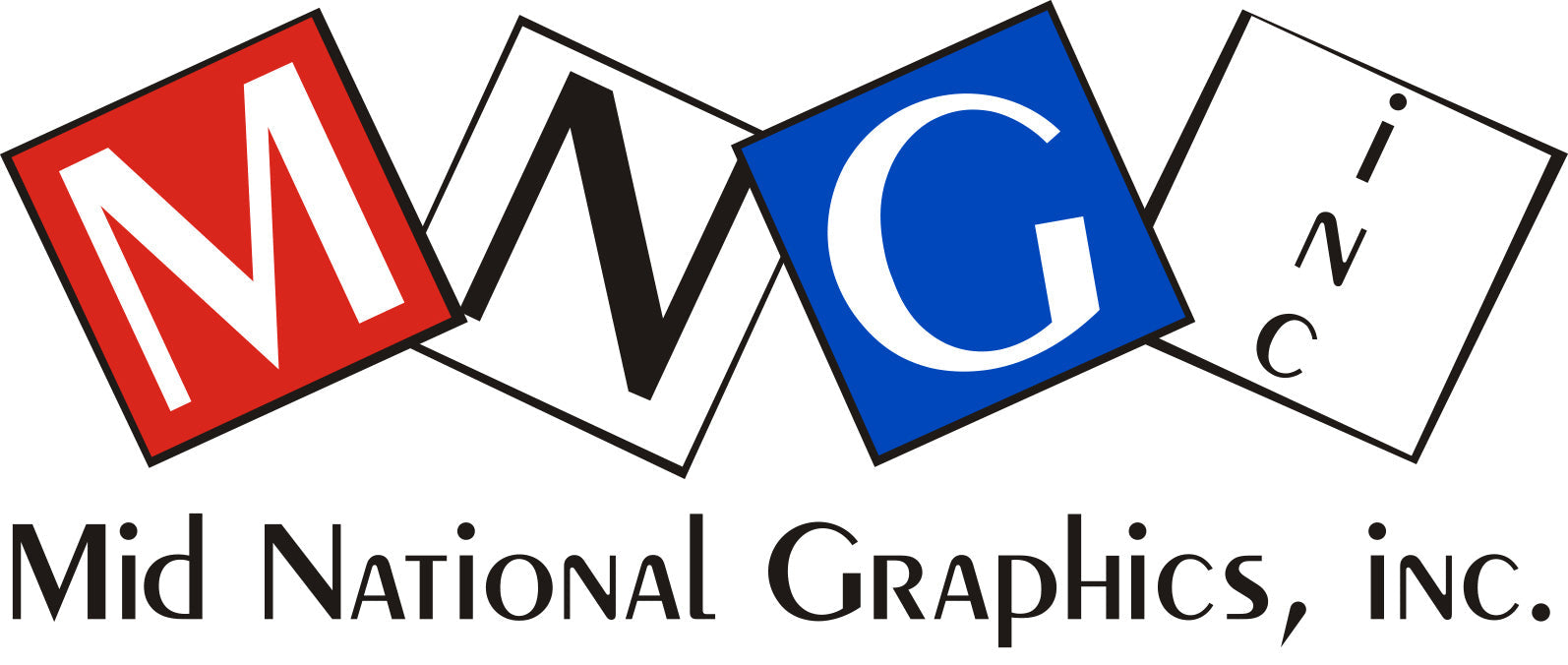 Mid national graphics logo