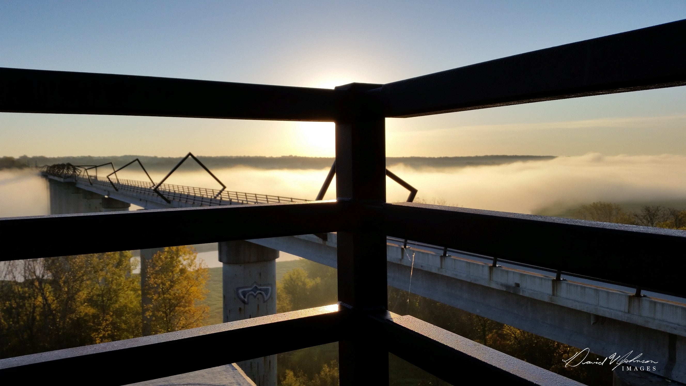 Sunrise through the overlook