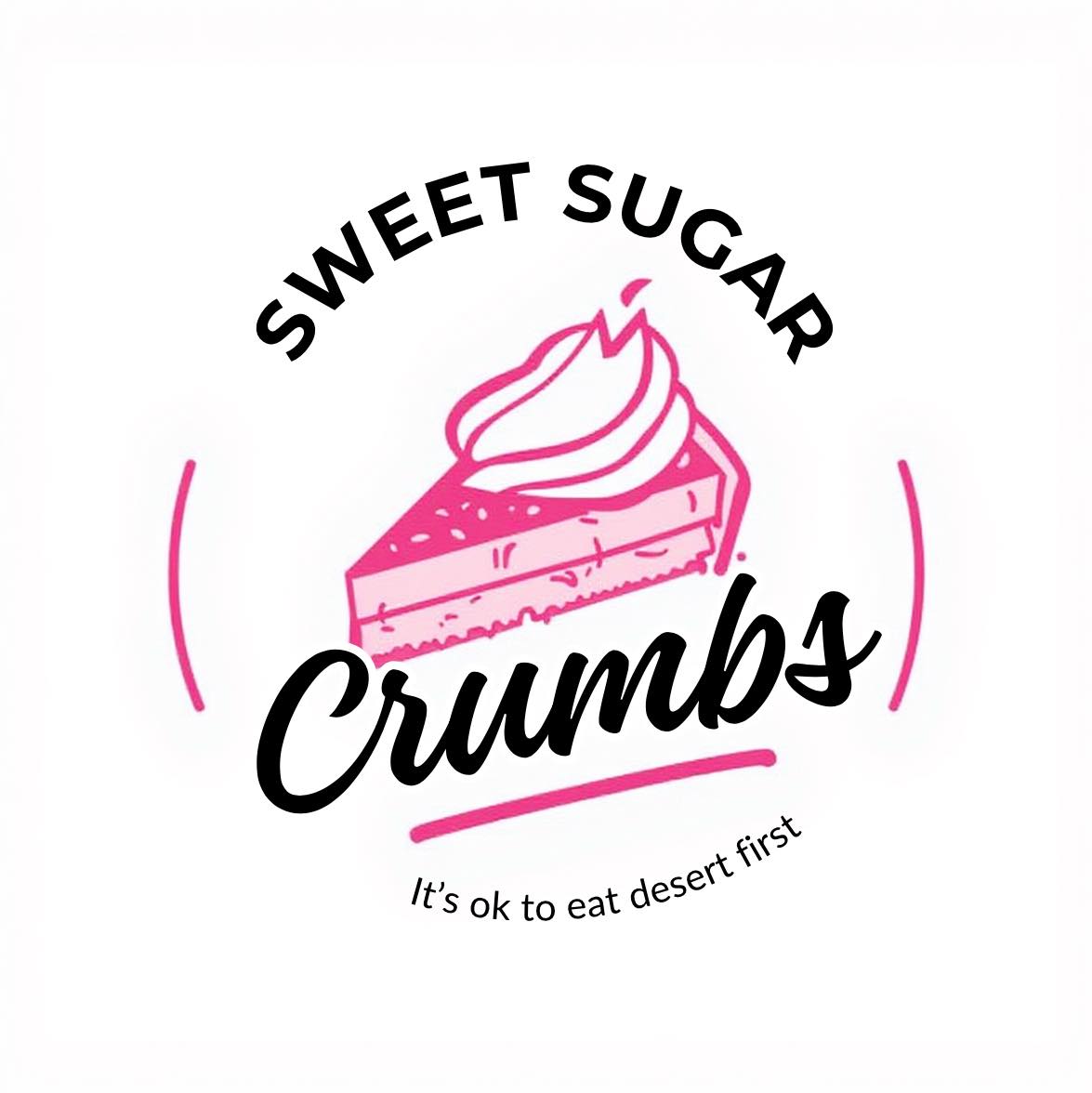 Sweet sugar crumbs